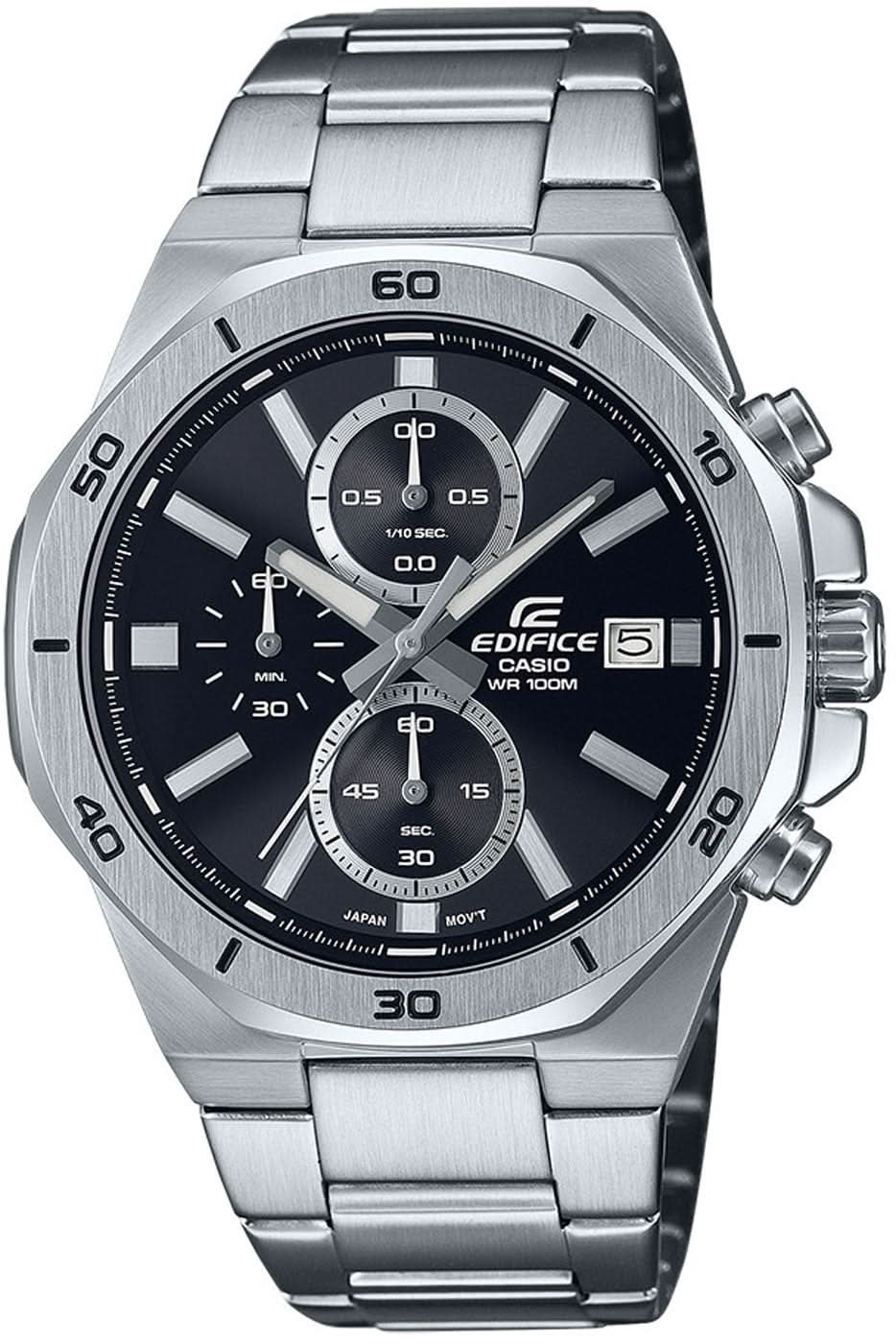 Casio Edifice EFV-640D-1AVUEF Men's Watch • Sporty Chronograph • Date Display