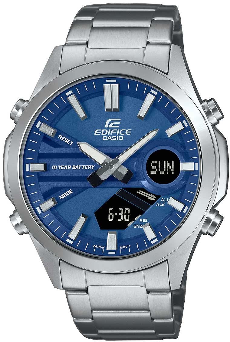 Casio Edifice EFV-C120D-2AEF Men's Watch • 10 Years Battery • Telememo 30