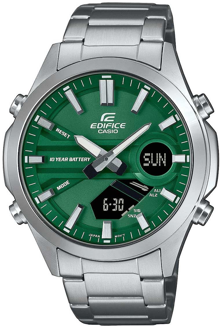 Casio Edifice EFV-C120D-3AEF Men's Watch • 10-Year Battery • Telememo 30