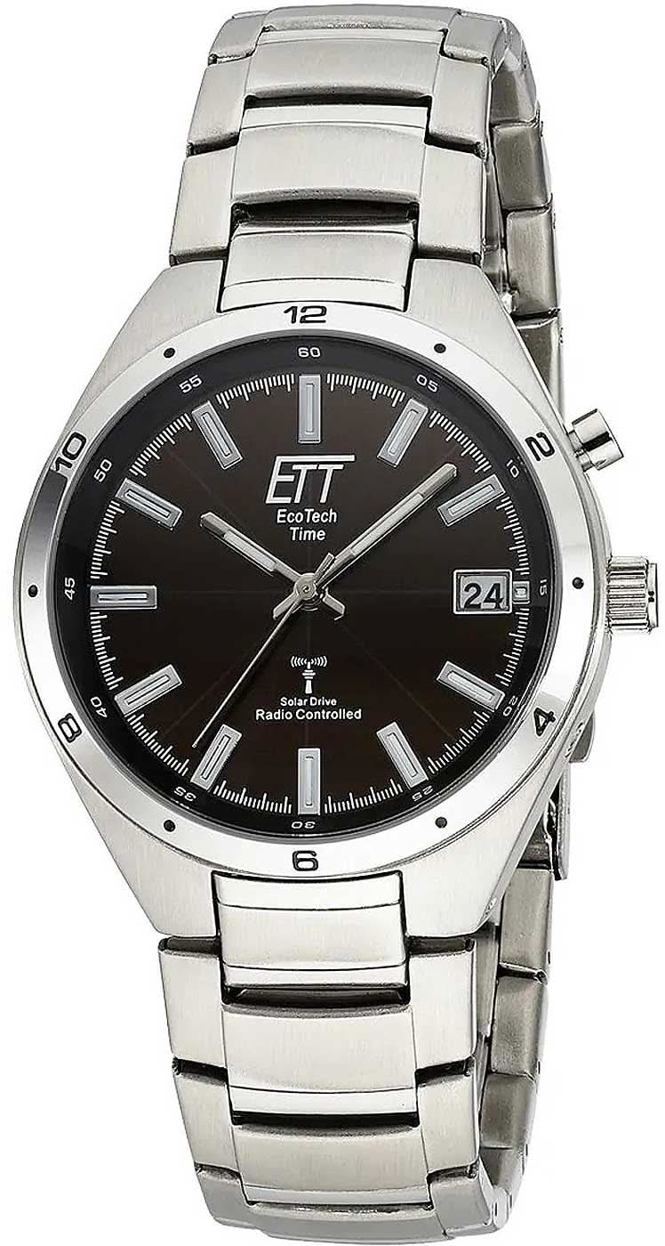 Eco Tech Time Altai EGS-11441-21M Men's Watch • Solar Radio Controlled • Never Change Batteries Again