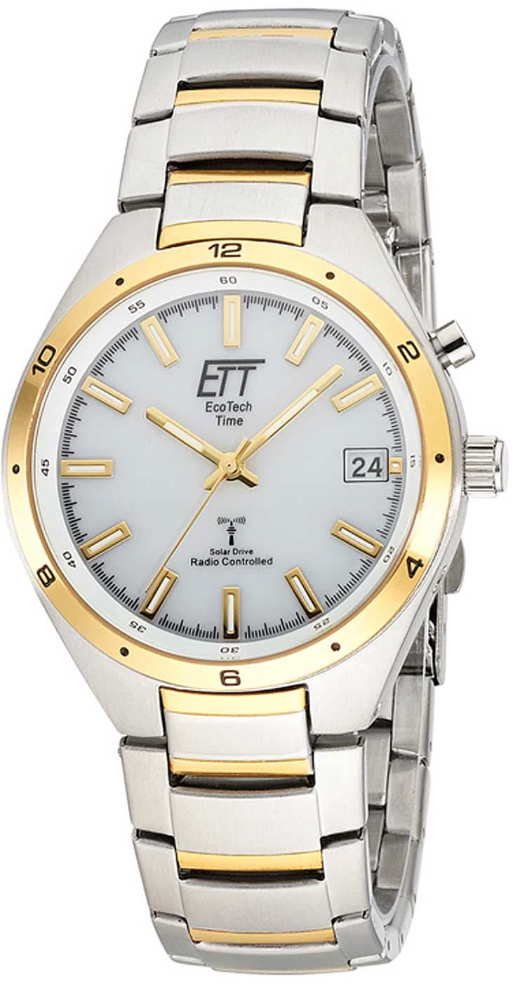 Eco Tech Time Gobi EGS-11443-11M Men's Watch • Solar Radio Controlled • Titanium