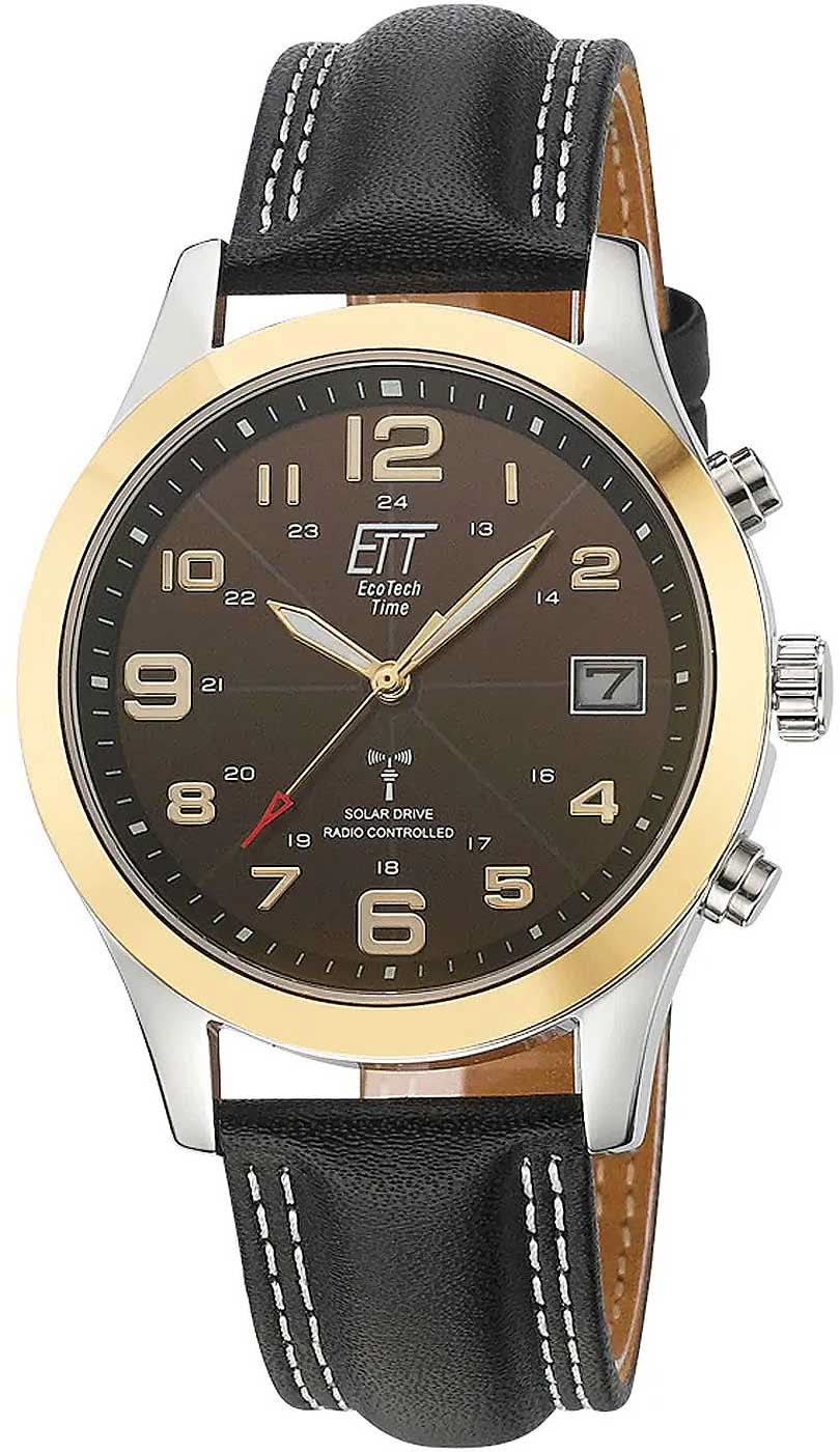 Eco Tech Time EGS-11487-22L Men's Watch • Solar • Radio-Controlled