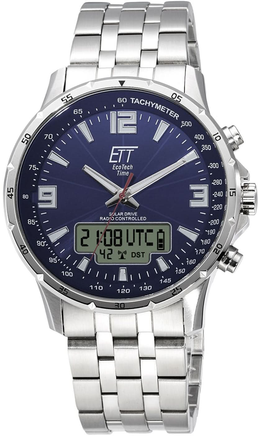 Eco Tech Time EGS-11552-31M Men's Watch • Solar Powered • Radio-Controlled Technology
