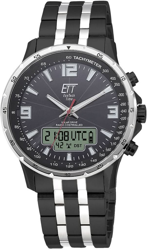 Eco Tech Time Professional EGS-11568-21M Men's Watch • Solar Powered • Radio-Controlled Technology
