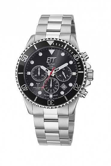 Eco Tech Time EGS-11607-25M Men's Watch • Radio-Controlled Solar Drive • Sapphire Crystal