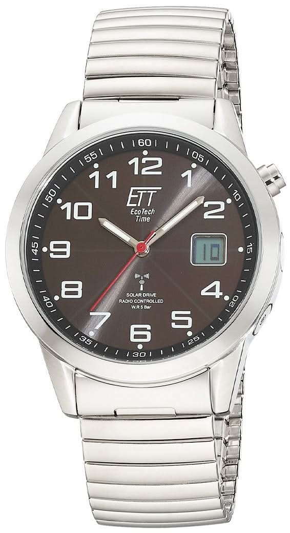 Eco Tech Time Kalahari EGS-11712-22Z Men's Watch • Solar Radio Control • Titanium
