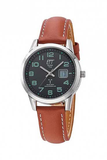 Eco Tech Time Altai ELS-11588-22L Women's Watch • Radio-Controlled Solar Drive • Ultra-light Titanium