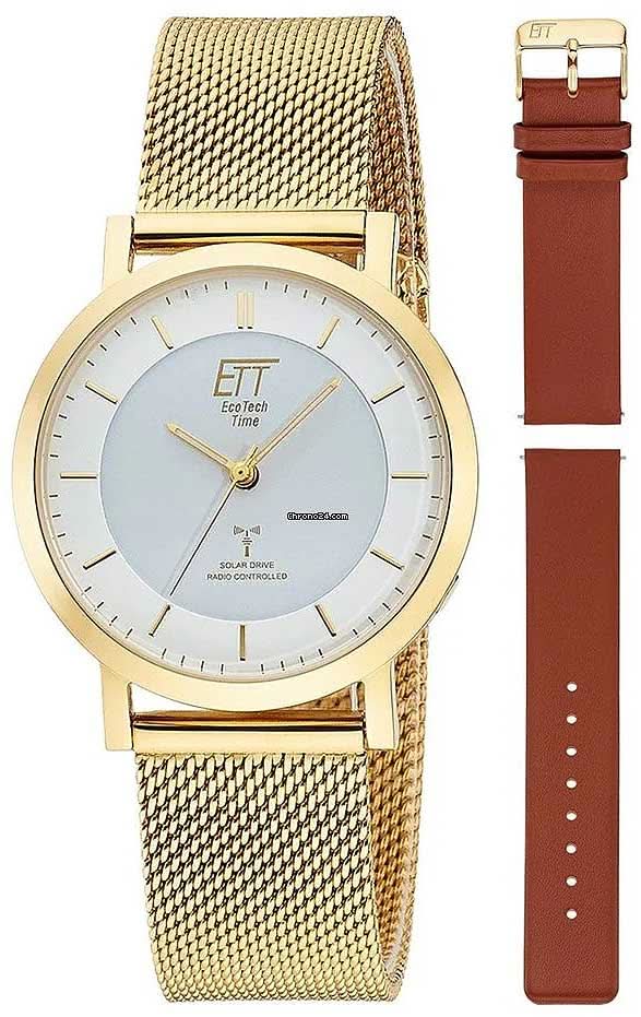 Eco Tech Time Atacama ELS-11619-11MS Women's Watch • Solar Powered • Radio-Controlled Technology