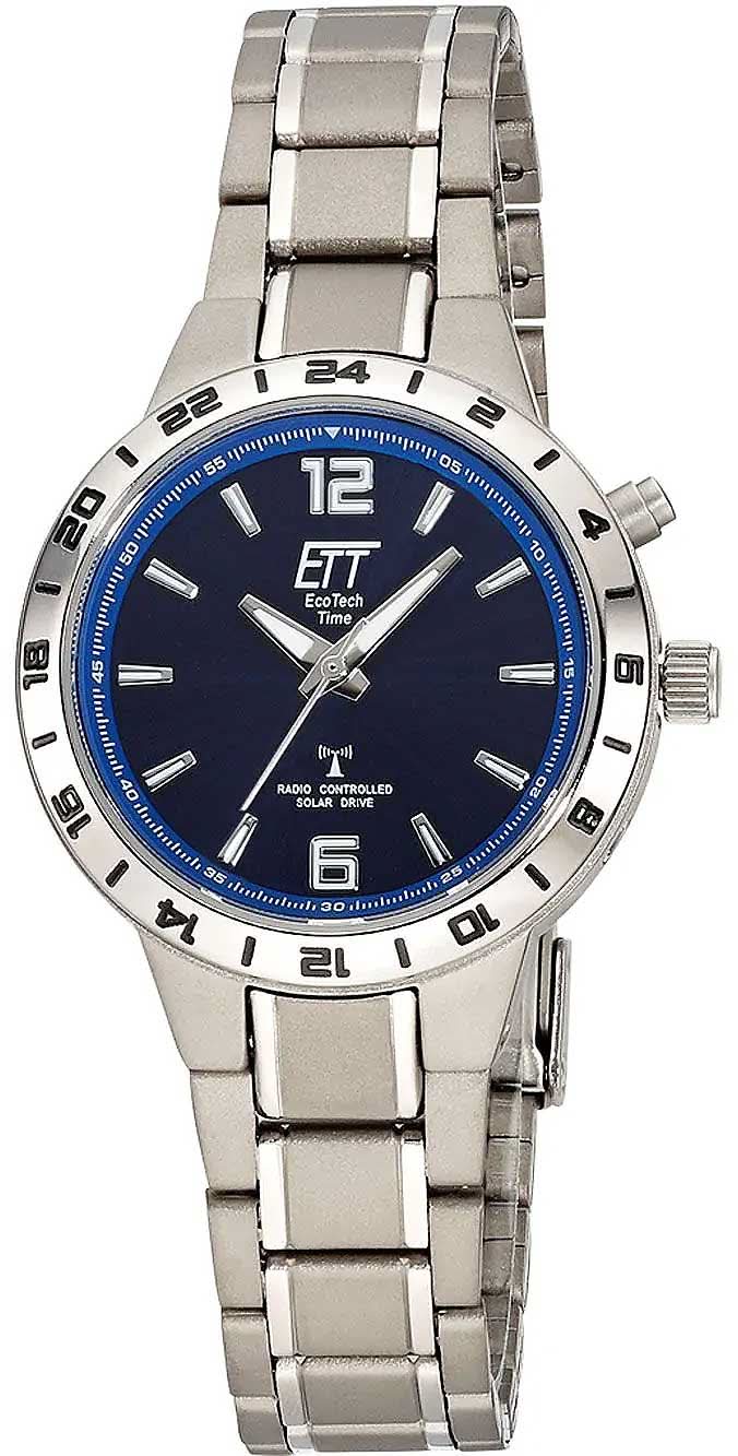 Eco Tech Time Solar Drive Radio ELT-11447-31M Women's Watch • Titanium • Solar