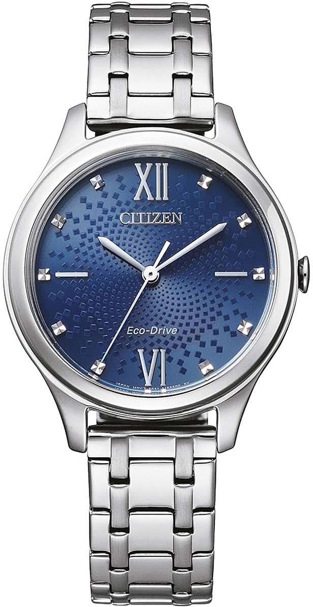 Citizen Elegance EM0500-73L Ladies' Watch • Eco-Drive • Blue Dial