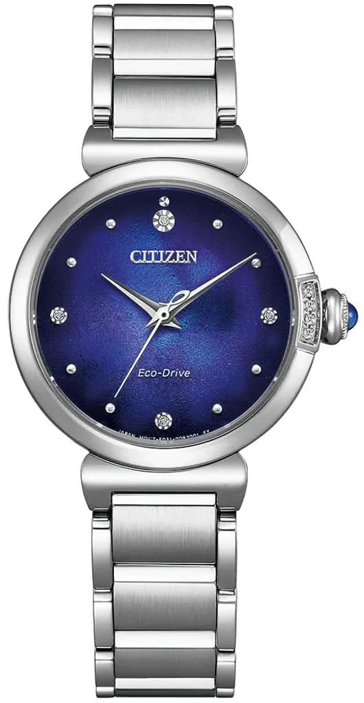 Citizen L EM1060-87L Women's Watch • Sustainable Eco-Drive • 4 Diamonds