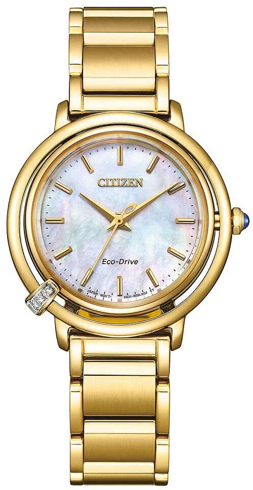 Citizen L Arcly EM1092-64D Ladies' Watch • Eco-Drive Solar • Mother-of-Pearl & Diamonds