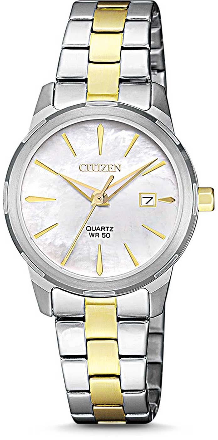 Citizen Elegance EU6074-51D Ladies' Watch • Mother-of-Pearl Dial • Two-Tone