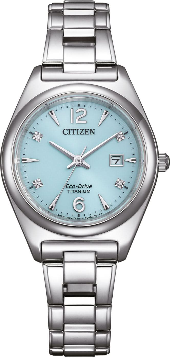 Citizen Super Titanium EW2601-81M Women's Watch • Eco-Drive • Sapphire Crystal