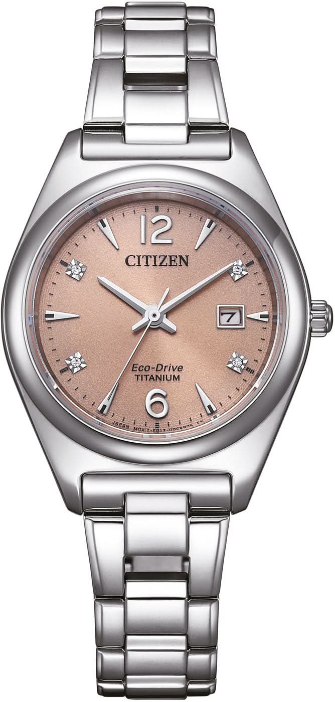 Citizen Super Titanium EW2601-81Z Women's Watch • Eco-Drive • Sapphire Glass