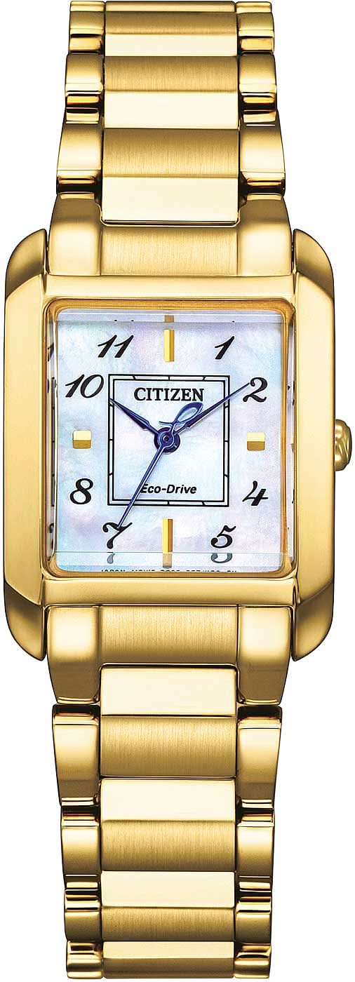 Citizen L EW5602-81D Ladies' Watch • Eco-Drive Solar • Mother-of-pearl Dial
