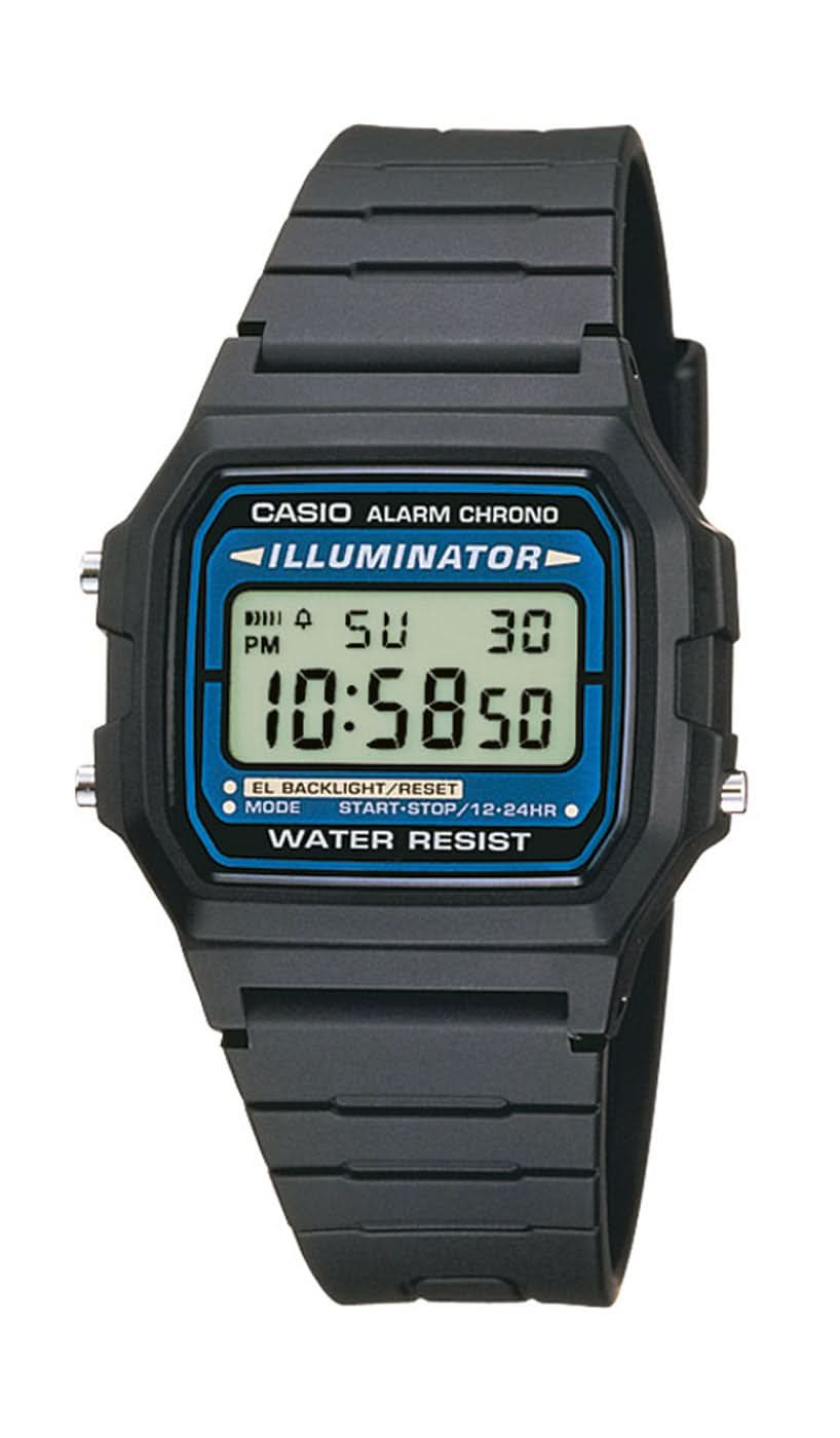 Casio Vintage F-105W-1AWYEF Watch • Iconic Retro Design • Powerful EL Backlight