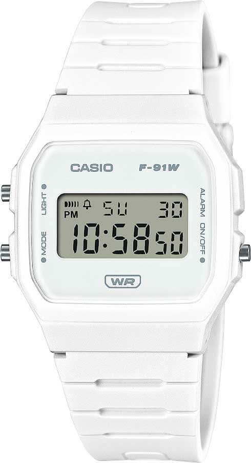 Casio Vintage F-91WB-7AEF Women's Watch • Iconic Retro Design • Digital