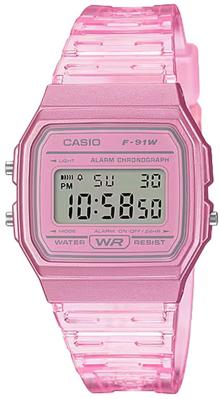 Casio Vintage F-91WS-4EF Women's Watch • Iconic Retro Design • Practical Everyday Functions