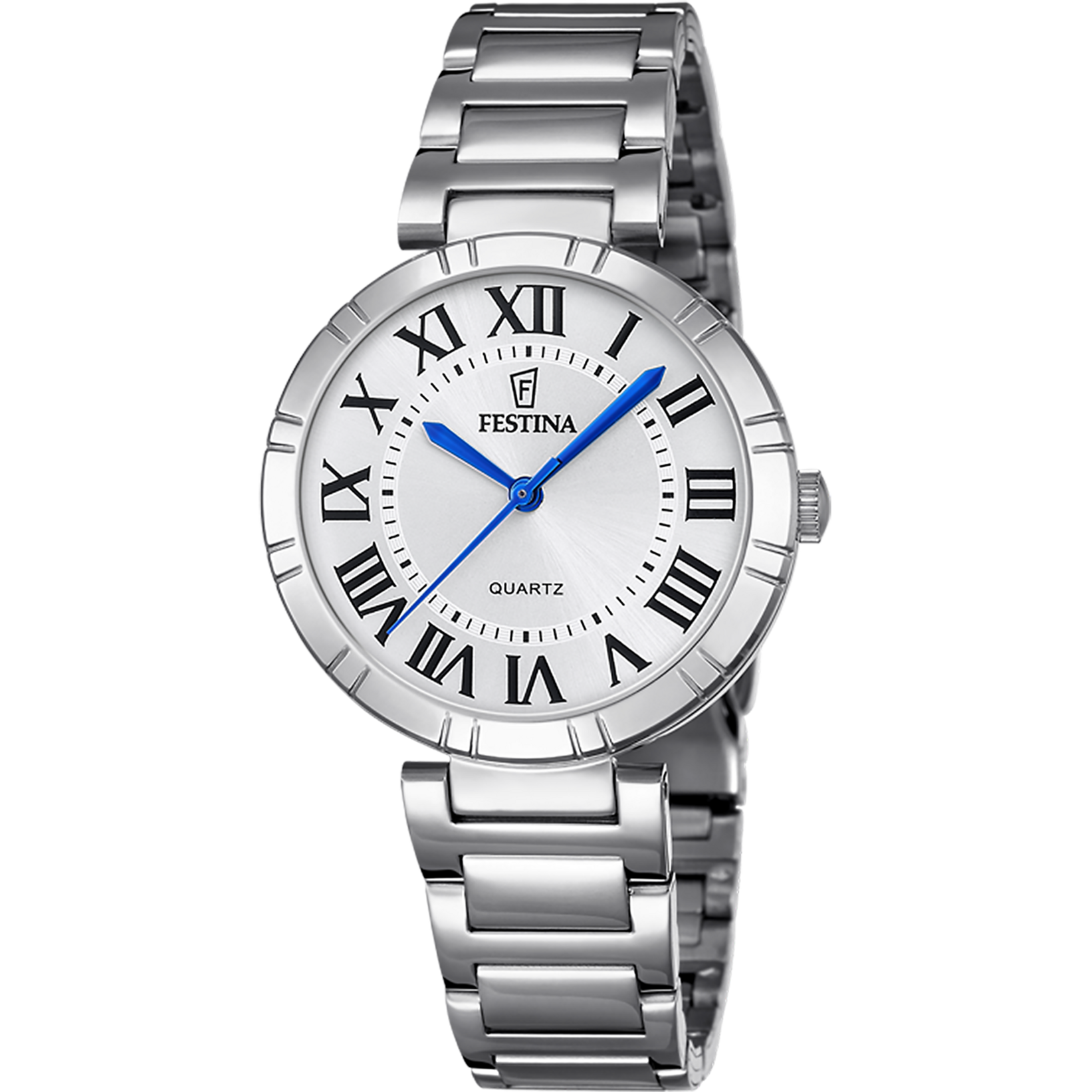 Festina Mademoiselle F16936/3 Damenuhr Silberfarben • Mineralglas • Edelstahlarmband