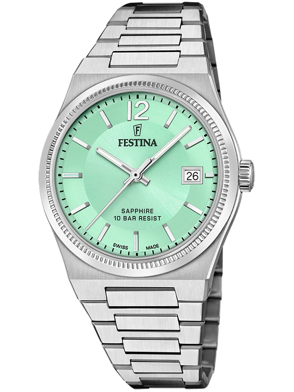 Festina Rivé F20035/3 Damenuhr • Swiss Made Quarzwerk • 10 ATM Wasserdicht