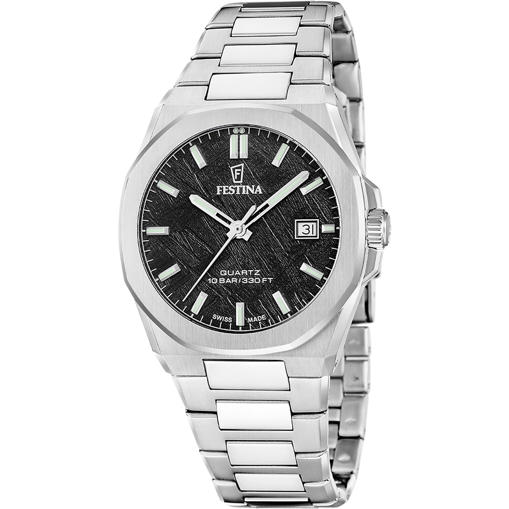 Festina F20100/5 Herrenuhr • Saphirglas • Swiss Made