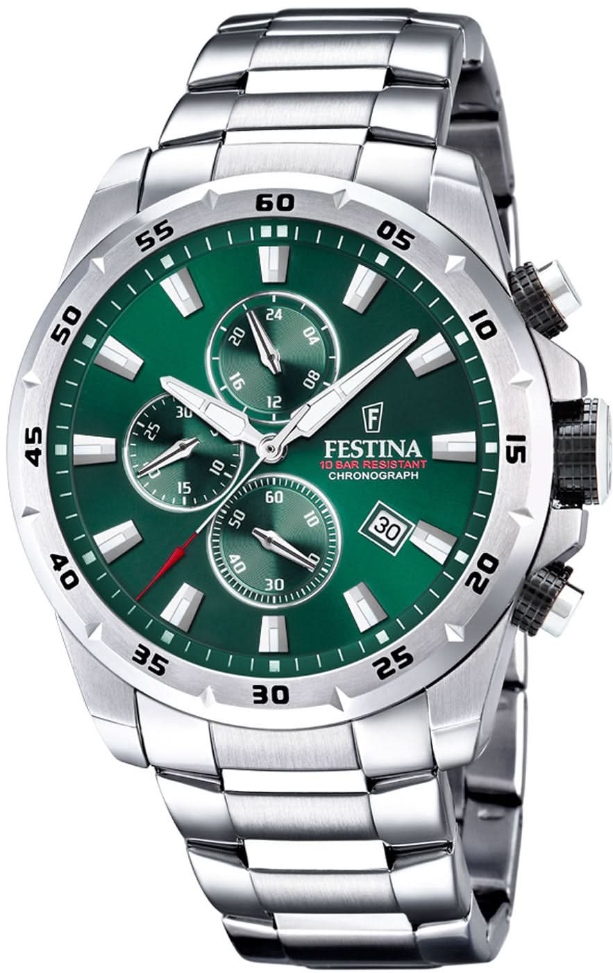 Festina Chrono Sport F20463/3 Men's Watch • Sporty Chronograph Design • High-Quality Stainless Steel