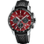 Festina Timeless Chronograph F20561/7 Herrenuhr Schwarz/Rot • Chronograph • Lederarmband