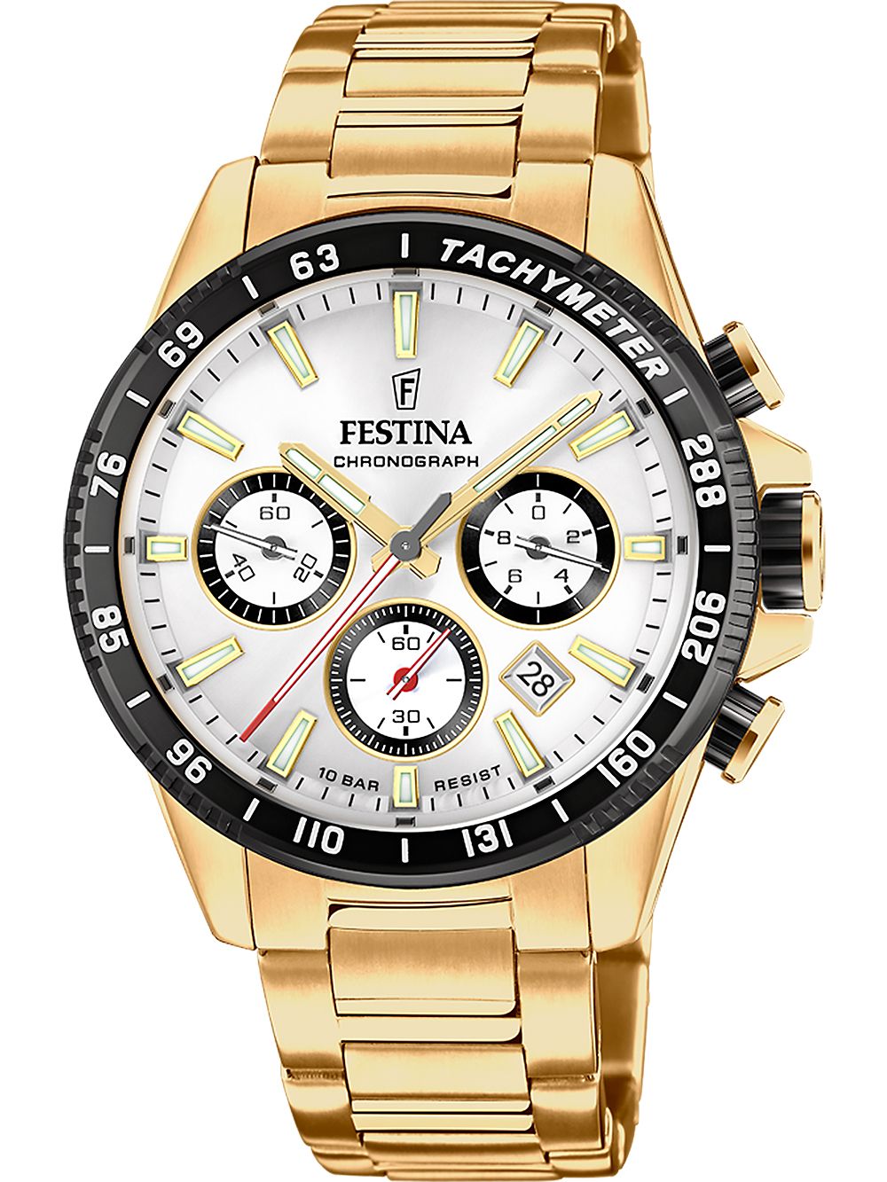 Festina Timeless Chronograph F20634/1 Herrenuhr Silber • Mineralglas • 10 ATM