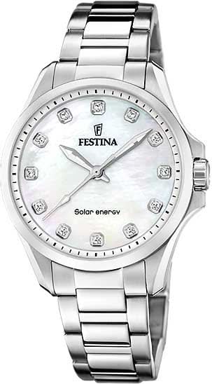 Festina Solar Energy F20654/1 Women's Watch • Solar • Stainless Steel