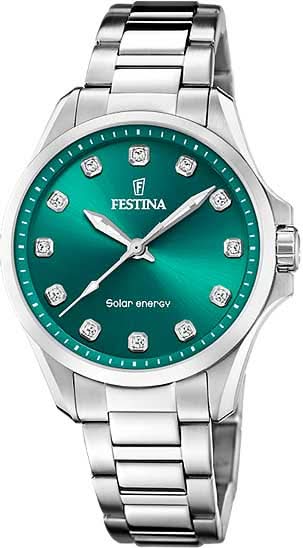 Festina Solar Energy F20654/3 Women's Watch • Solar • Stainless Steel
