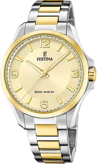 Festina Solar Energy F20657/2 Men's Watch • Solar Powered • Bicolor