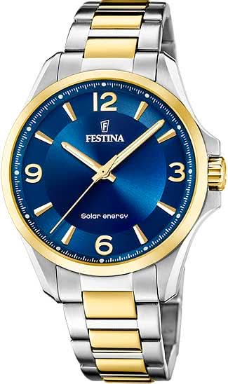 Festina Solar Energy F20657/4 Men's Watch • Solar Powered • Bicolor