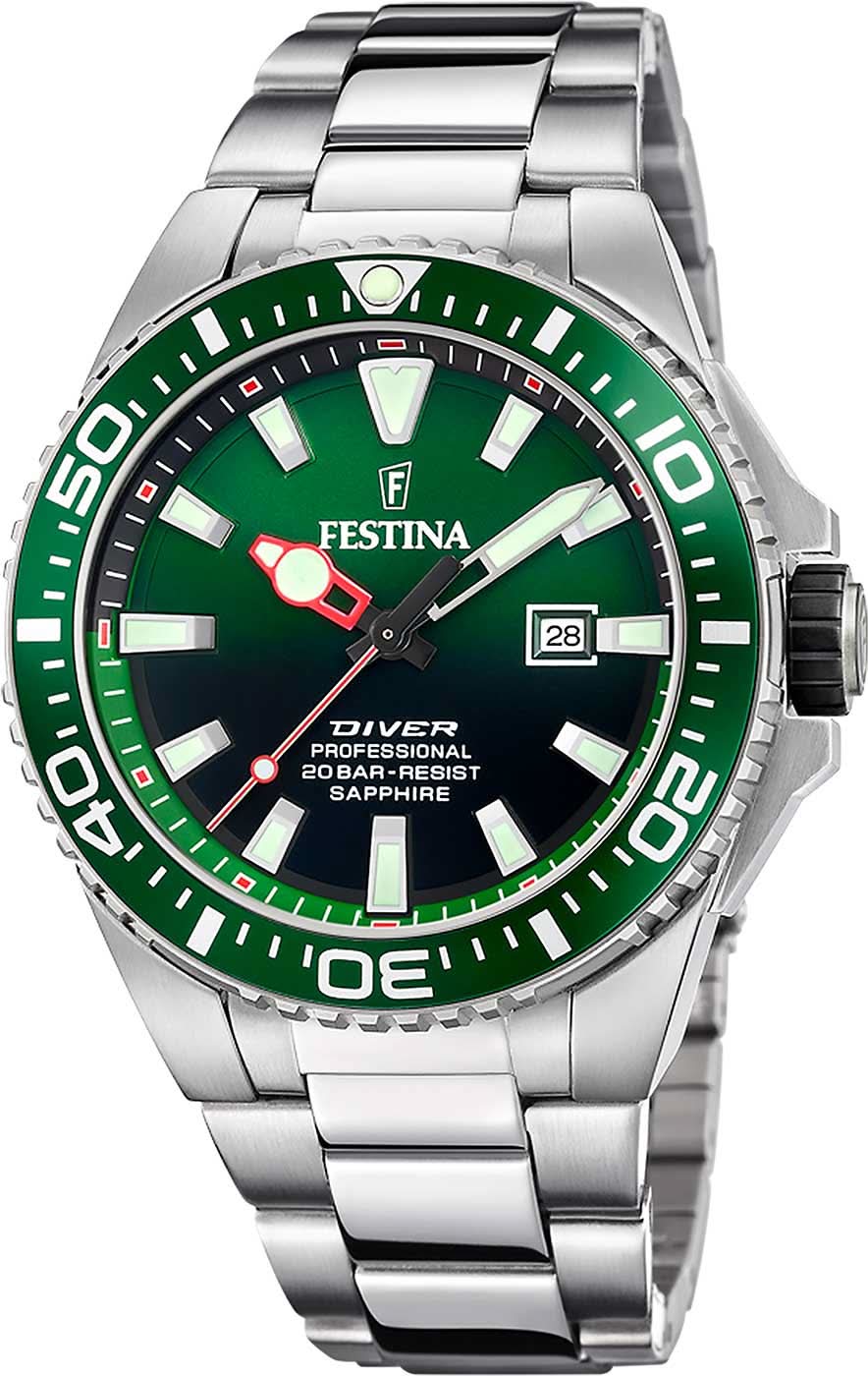 Festina The Originals F20663/2 Men's Watch • High-Quality Stainless Steel • Scratch-Resistant Sapphire Crystal