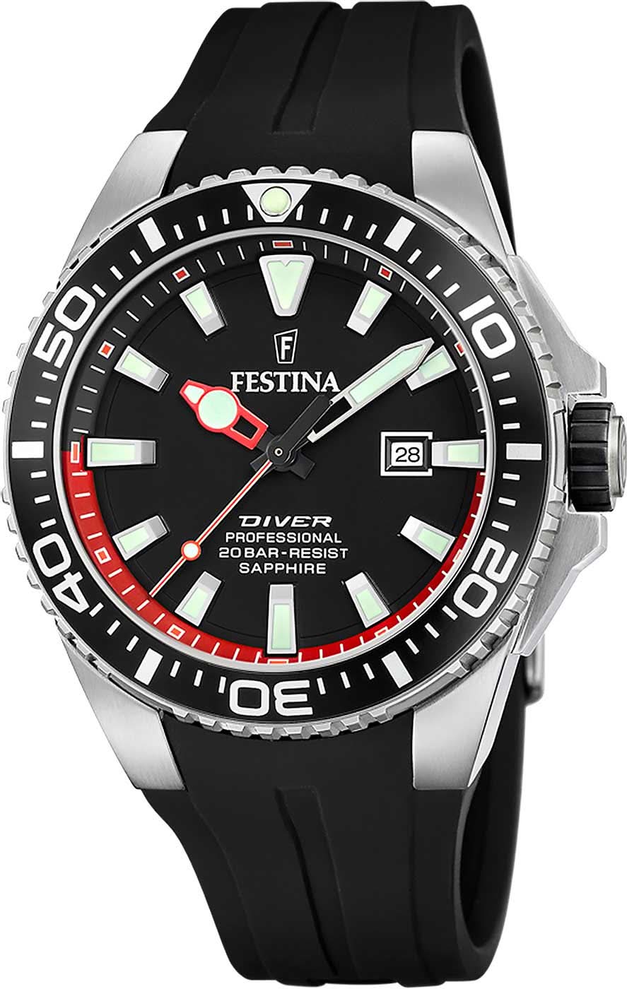Festina Diver F20664/3 Men's Watch • Sapphire Crystal • 20 ATM