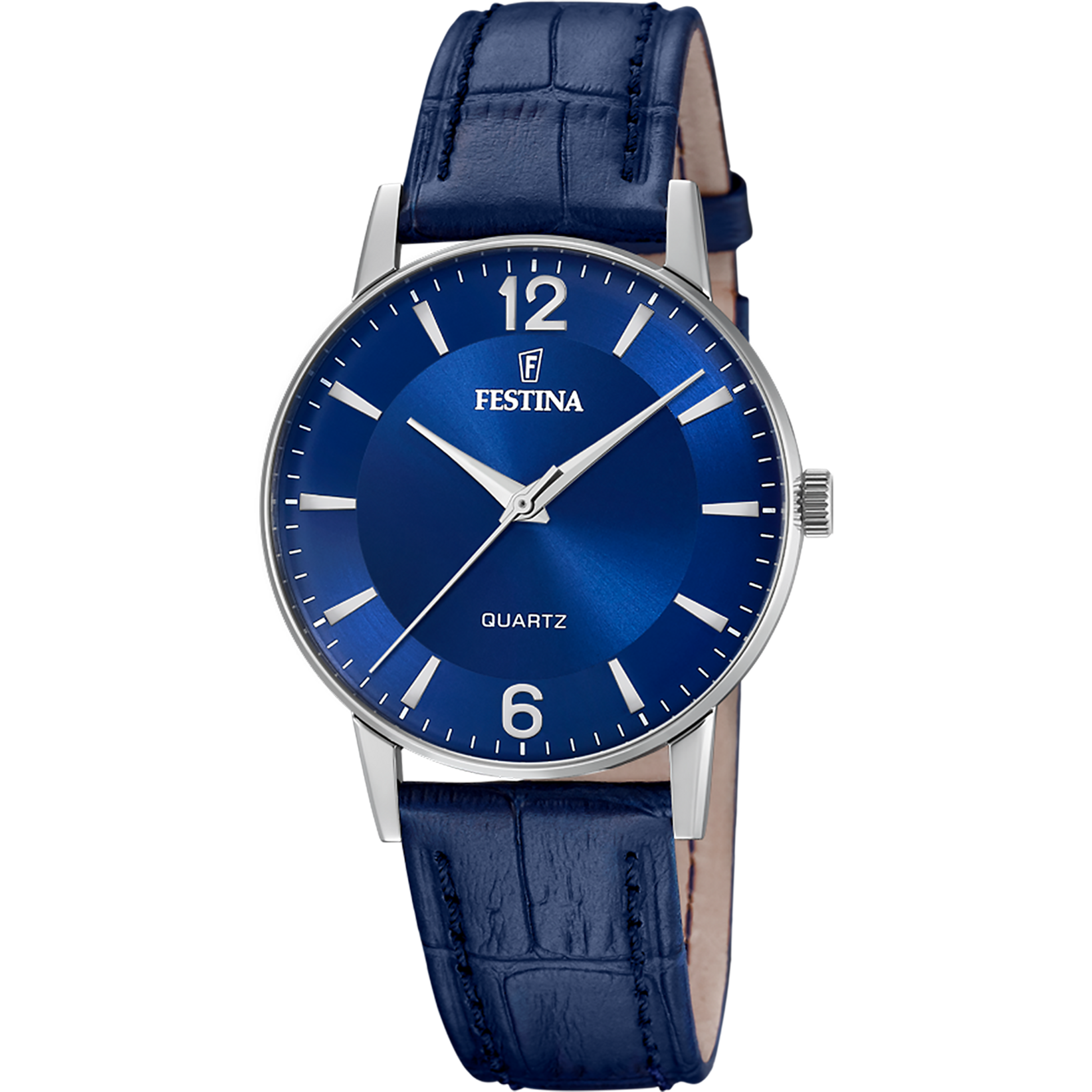 Festina F20690/3 Herrenuhr Quarz • Blaues Zifferblatt • 3 ATM