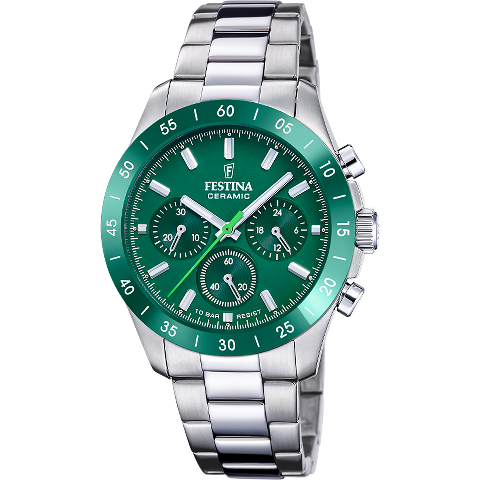 Festina F20693/6 Damenuhr Chronograph • 10 ATM Wasserdicht • 39 mm Gehäuse