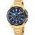 Festina Chrono Bike F20727/1 Herrenuhr Goldfarben/Blau • Chronograph • 20 ATM