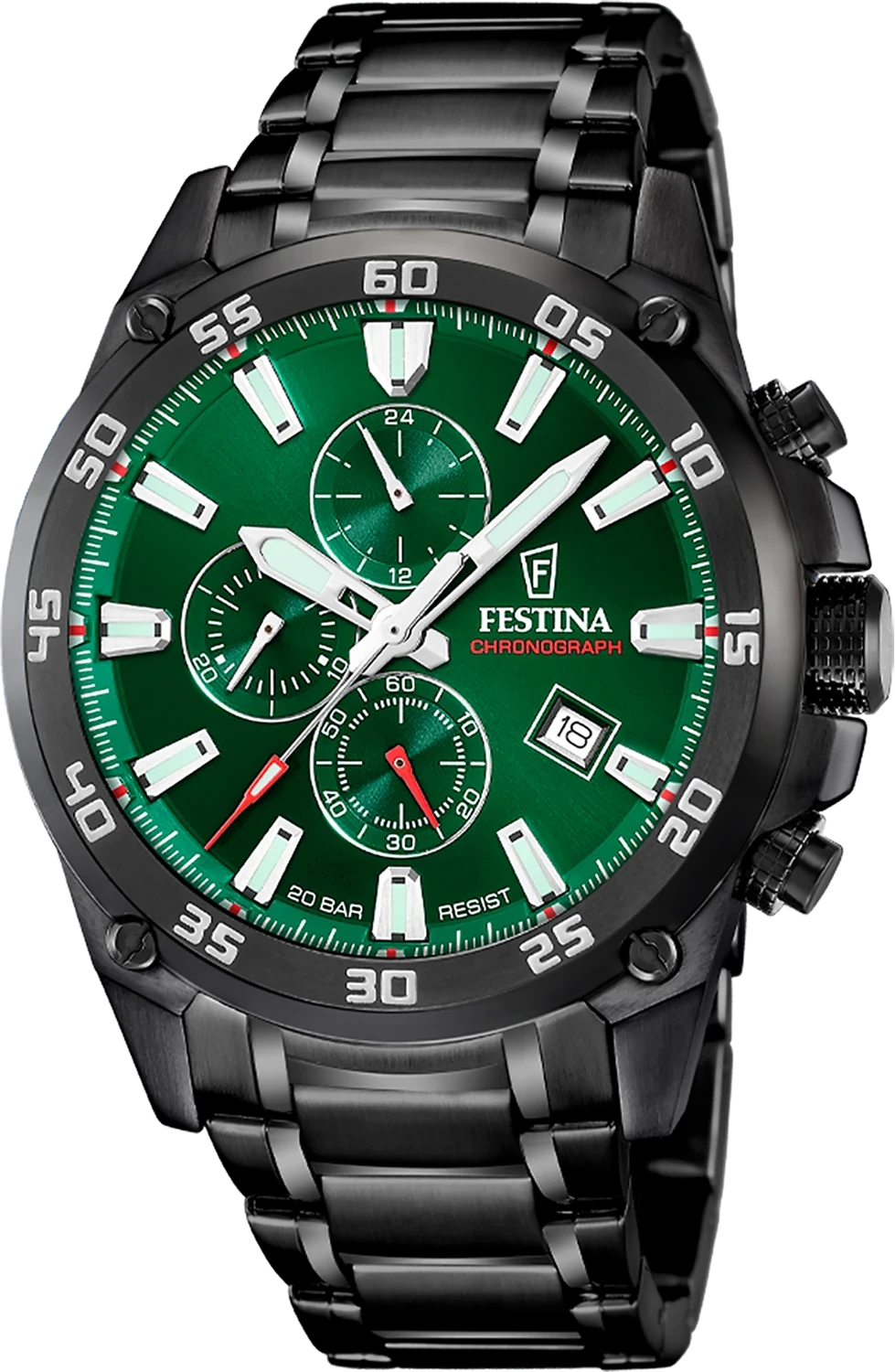 Festina Timeless F20735/2 Men's Watch • 20 ATM • Chronograph