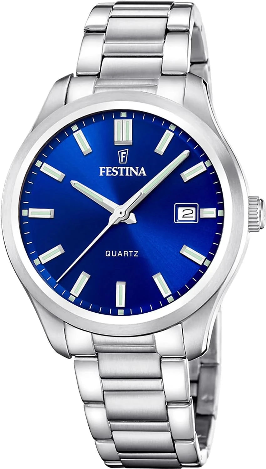 Festina Classics F20736/1 Men's Watch • Stainless Steel • Quartz