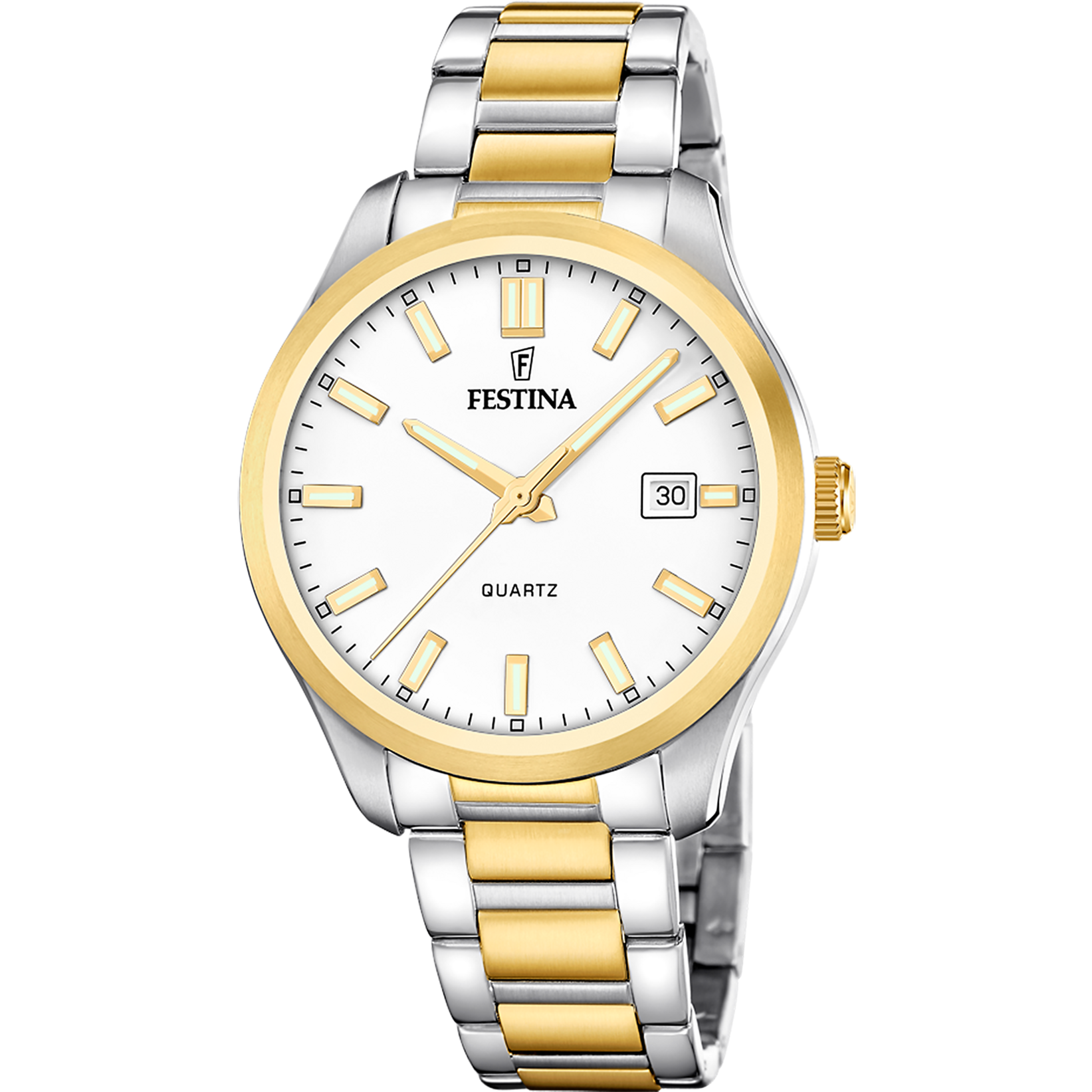 Festina F20738/1 Herrenuhr Weiß • Quarzwerk • 5 ATM