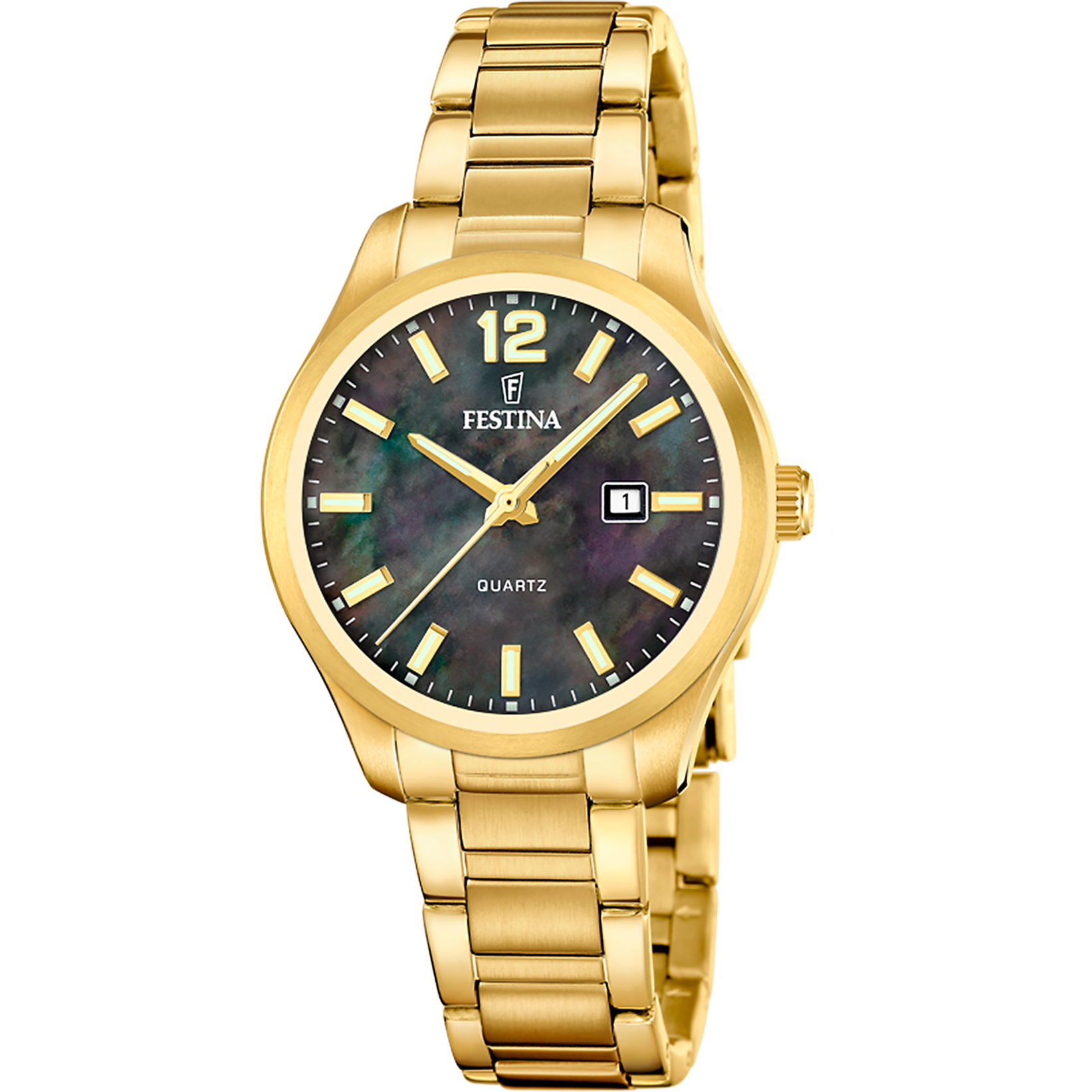 Festina F20741/2 Damen Armbanduhr Schwarz • Mineralglas • Quarzwerk MIYOTA 2015