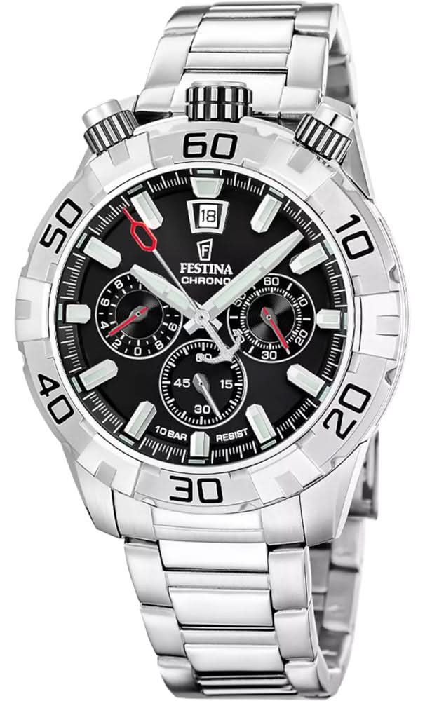 Festina Bullhead F20743/6 Men's Watch • Design • Chronograph