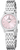 Women's watch with silver metal strap and pink dial, Festina
