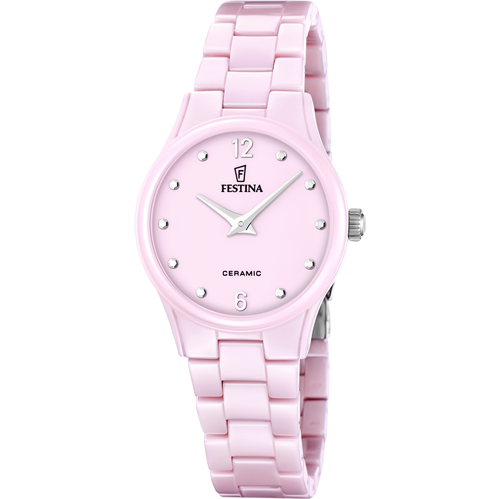 Festina Ceramic F20751/2 Damen • Keramikgehäuse & -armband • Quarzwerk MIYOTA
