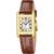 Festina On The Square F20774/2 Damenuhr • Lederarmband • Rechteckiges Gehäuse