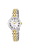 Festina Mademoiselle Damen-Armbanduhr mit zweifarbigem Band und weißem Ziffernblatt