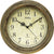 AMS Wall Clock 30 cm Ø Plastic • Radio-Controlled Precision • Antique Wood Look