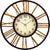 AMS Wall Clock 50 cm Ø Metal • Precise Radio-Controlled Movement • Elegant Design