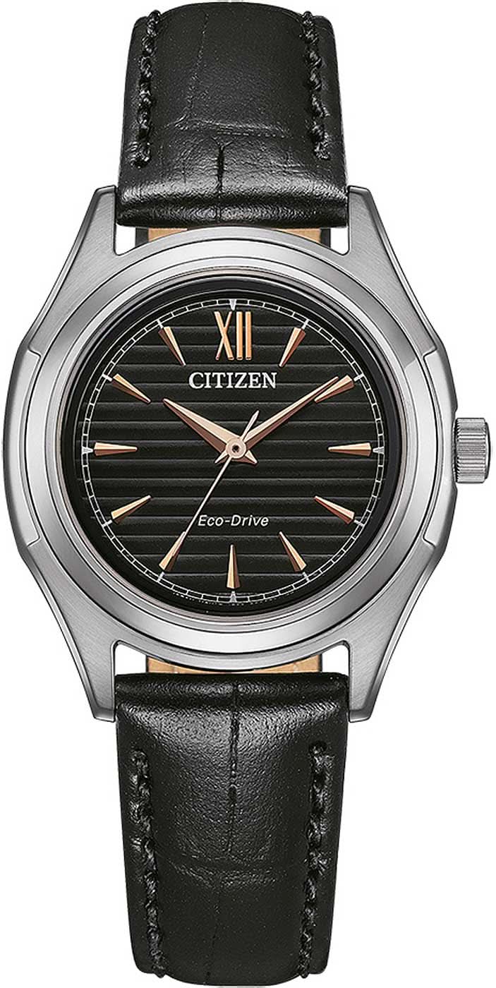 Citizen FE2110-14E Women's Watch • Eco-Drive • Leather Strap